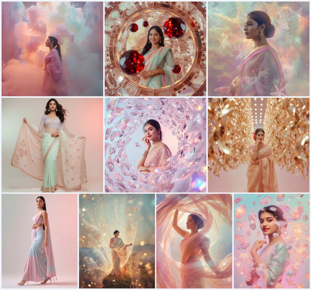 New 10 Traditional Saree Prompt for Wedding in English for Global Guests | prompt for Gemini AI girl style trending Instagram