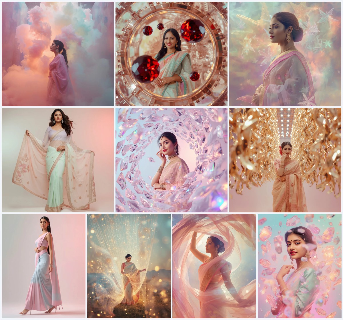 New 10 Traditional Saree Prompt for Wedding in English for Global Guests | prompt for Gemini AI girl style trending Instagram