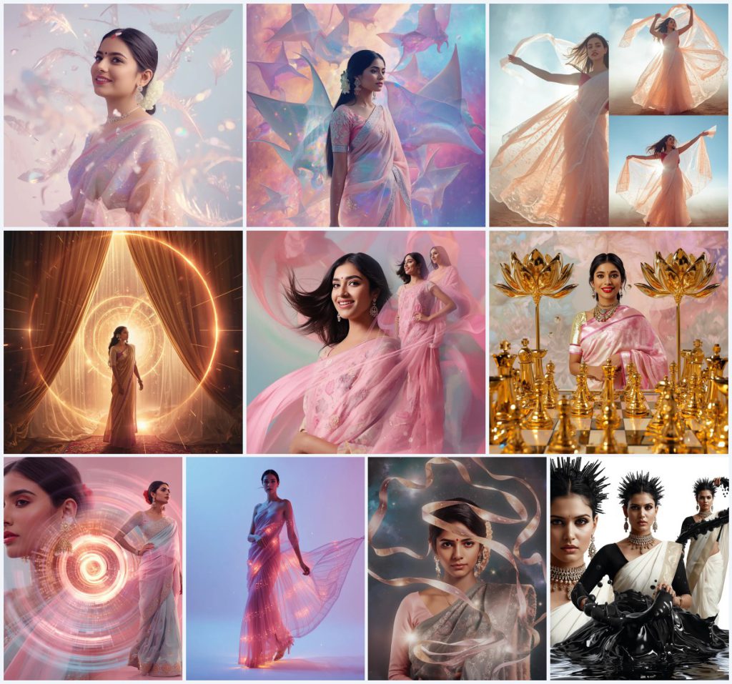 New 10 Trending Blue Saree Prompt for Serene Elegance | gemini ai photo prompt copy paste trending 2026 instagram
