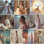 Top 10 Prompt for Saree Look for Girl Instagram for Engaging Trends | Trending purple saree prompt today